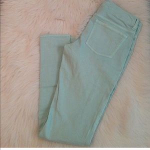American Eagle mint colored jeans